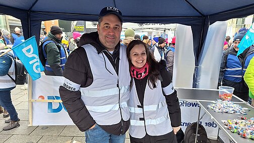 Teilnehmerinnen und Teilnehmer der Demonstration