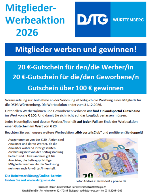 Mitgliederwerbeaktion 2026