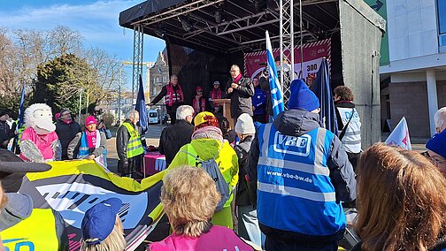 Teilnehmerinnen und Teilnehmer der Demonstration