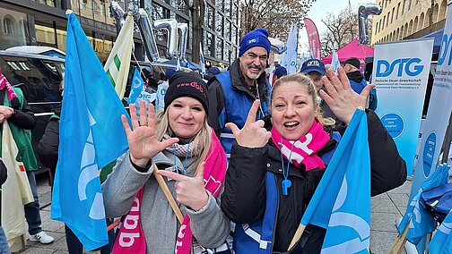 Teilnehmerinnen und Teilnehmer der Demonstration