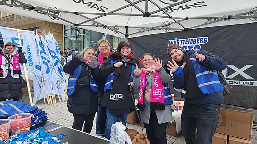 Teilnehmerinnen und Teilnehmer der Demonstration