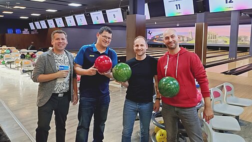 Impressionen vom Bowling Gruppenfoto