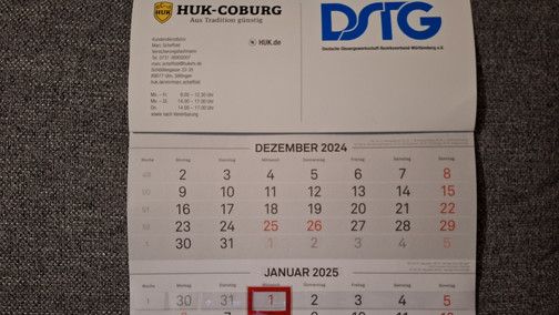 Ein Kalender