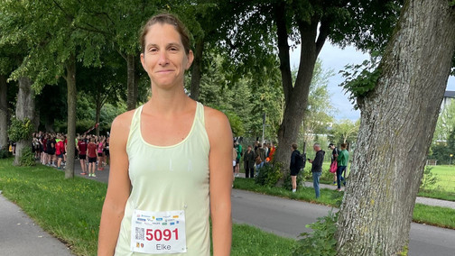 Frau in Sportkleidung