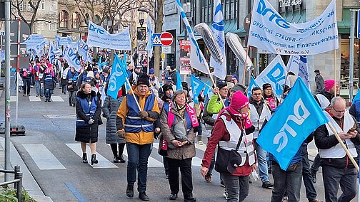 Teilnehmerinnen und Teilnehmer der Demonstration
