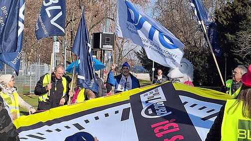 Teilnehmerinnen und Teilnehmer der Demonstration