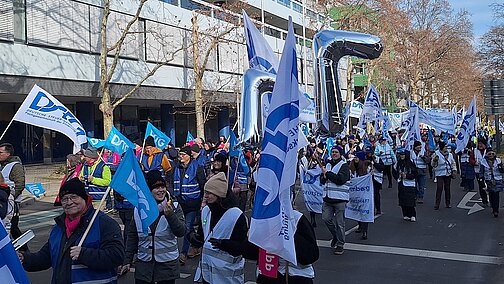 Teilnehmerinnen und Teilnehmer der Demonstration
