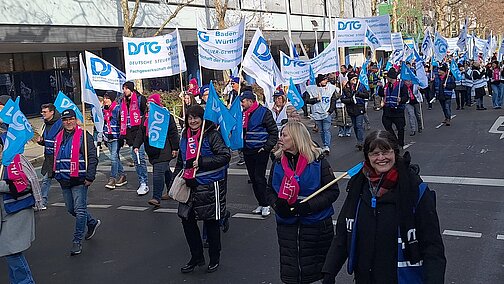 Teilnehmerinnen und Teilnehmer der Demonstration